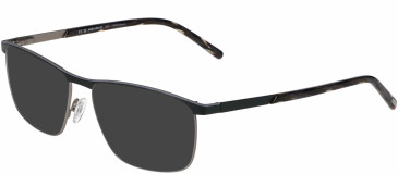 Menrad 13499 sunglasses in Matt Black/Green