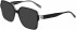 Morgan 201172 sunglasses in Matt Black/Crystal
