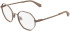 Calvin Klein Jeans CKJ25211 glasses in Rose Gold/Nude