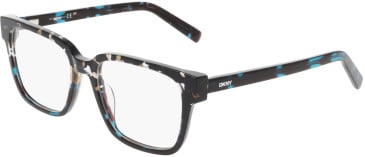 DKNY DK5075 glasses in Black/Turquoise Tortoise