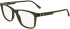 Lacoste L2974 glasses in Transparent Khaki
