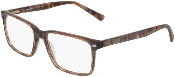 Marchon NYC M-3031 glasses in Brushed Brown Horn