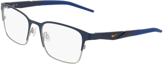 Nike NIKE 8185 glasses in Matte Midnight Navy/Silver