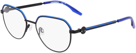 Converse CV1028 glasses in Matte Black/Converse Blue