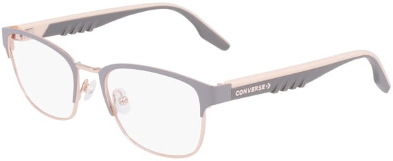 Converse CV3027 glasses in Matte Classic Grey/Rose Gold