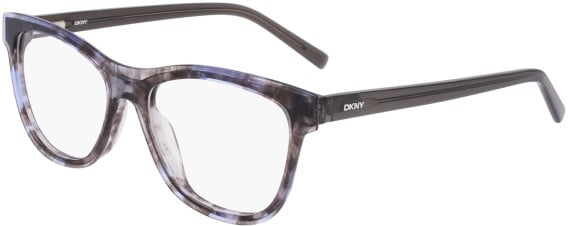 DKNY DK5077 glasses in Blue/Smoke Horn