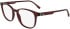 Lacoste L2975 glasses in Transparent Burgundy