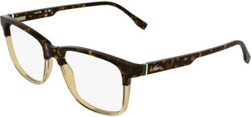 Lacoste L4002 glasses in Havana/Transparent Caramel