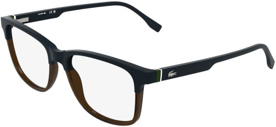 Lacoste L4002 glasses in Blue/Transparent Brown