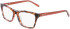 DKNY DK5076 glasses in Smoke/Rose Horn