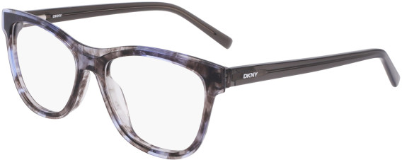 DKNY DK5077 glasses in Blue/Smoke Horn