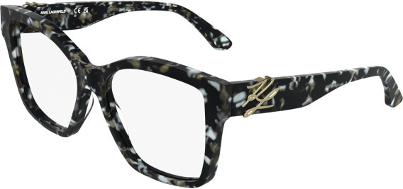 Karl Lagerfeld KL6215 glasses in Marble Black
