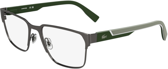 Lacoste L2306 glasses in Matte Dark Gunmetal