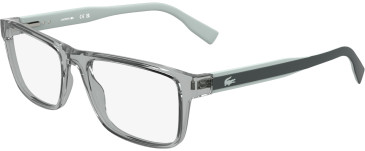 Lacoste L2973 glasses in Transparent Grey
