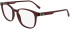 Lacoste L2975 glasses in Transparent Burgundy