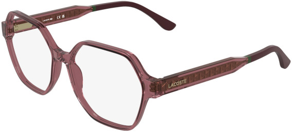 Lacoste L4000 glasses in Transparent Burgundy
