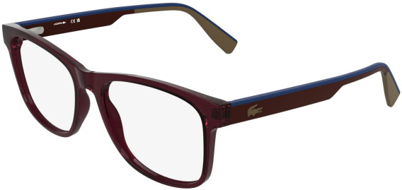Lacoste L4004 glasses in Transparent Burgundy