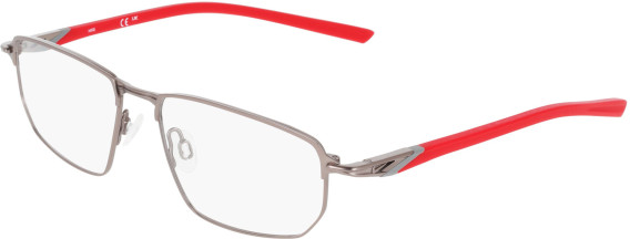 Nike NIKE 6067 glasses in Satin Gunmetal/University Red