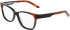 Nike NIKE 7179 glasses in Black/Honey Tortoise