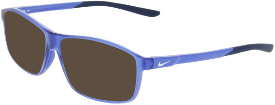 Nike 7291 sunglasses in Matte Astronomy Blue/Obsidian