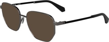 Calvin Klein Jeans CKJ25203 sunglasses in Dark Ruthenium