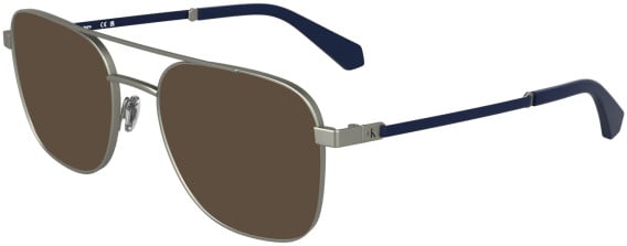 Calvin Klein Jeans CKJ25205 sunglasses in Matte Light Gunmetal