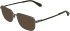 Calvin Klein Jeans CKJ25210 sunglasses in Matte Dark Ruthenium