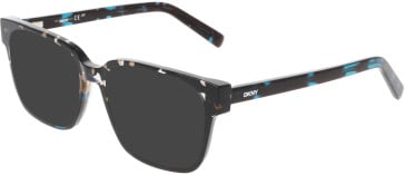 DKNY DK5075 sunglasses in Black/Turquoise Tortoise