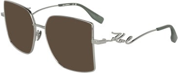 Karl Lagerfeld KL359 sunglasses in Silver Shiny