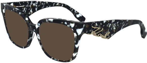 Karl Lagerfeld KL6190 sunglasses in Marble Black