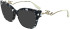 Karl Lagerfeld KL6191 sunglasses in Marble Black