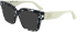 Karl Lagerfeld KL6196 sunglasses in Marble Black