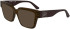 Karl Lagerfeld KL6196 sunglasses in Striped Brown