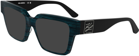 Karl Lagerfeld KL6196 sunglasses in Striped Blue