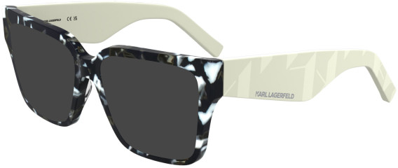 Karl Lagerfeld KL6201 sunglasses in Marble Black