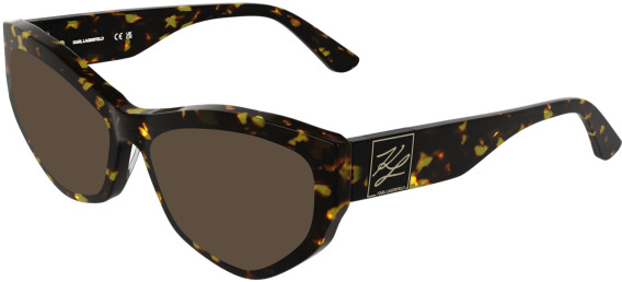 Karl Lagerfeld KL6211 sunglasses in Dark Tortoise