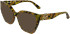 Karl Lagerfeld KL6214 sunglasses in Striped Brown