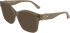 Karl Lagerfeld KL6215 sunglasses in Nude