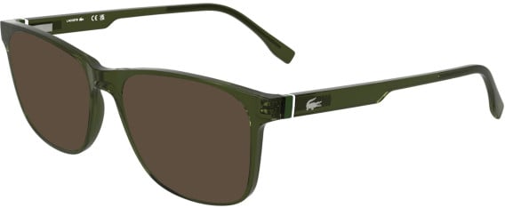 Lacoste L2974 sunglasses in Transparent Khaki