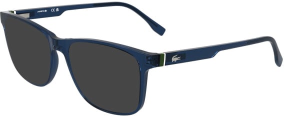 Lacoste L2974 sunglasses in Transparent Blue