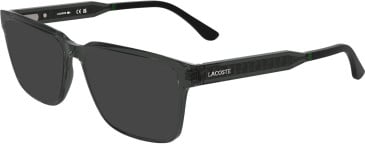 Lacoste L2976 sunglasses in Transparent Grey