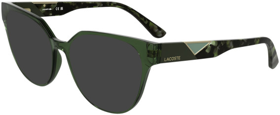 Lacoste L2982 sunglasses in Transparent Green