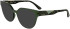Lacoste L2982 sunglasses in Transparent Green