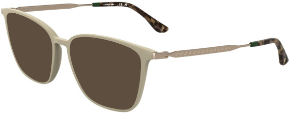Lacoste L2984 sunglasses in Beige