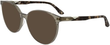 Lacoste L2987 sunglasses in Transparent Light Grey