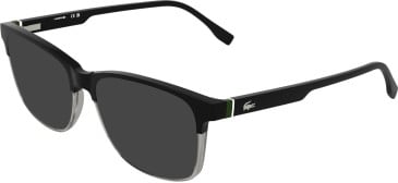 Lacoste L4002 sunglasses in Black/Transparent Grey