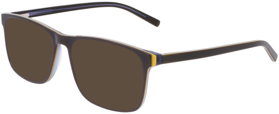 Marchon NYC M-3030 sunglasses in Olive/Mustard/Blue Crystal