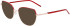 Marchon NYC M-4030 sunglasses in Rose Gold/Red