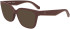 Calvin Klein Jeans CKJ25611 sunglasses in Matte Red