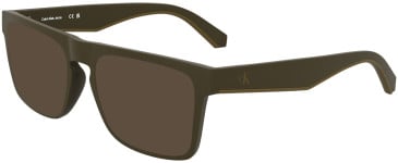 Calvin Klein Jeans CKJ25612 sunglasses in Matte Brown